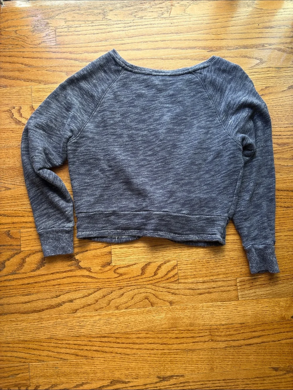 J. Crew Heather Gray Twisted Knit Pullover
